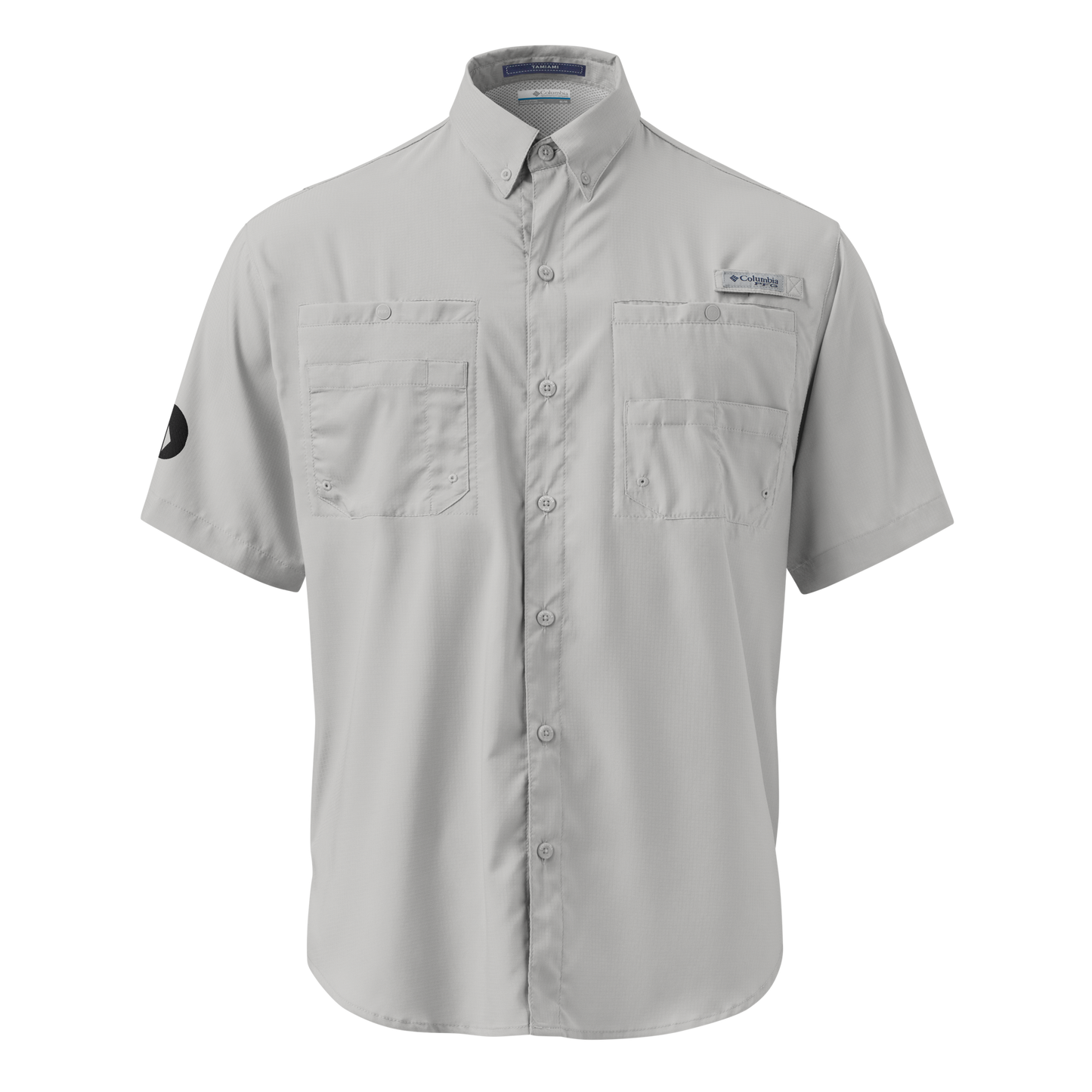 SCANable Men’s Columbia short sleeve button shirt light