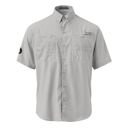 SCANable Men’s Columbia short sleeve button shirt light