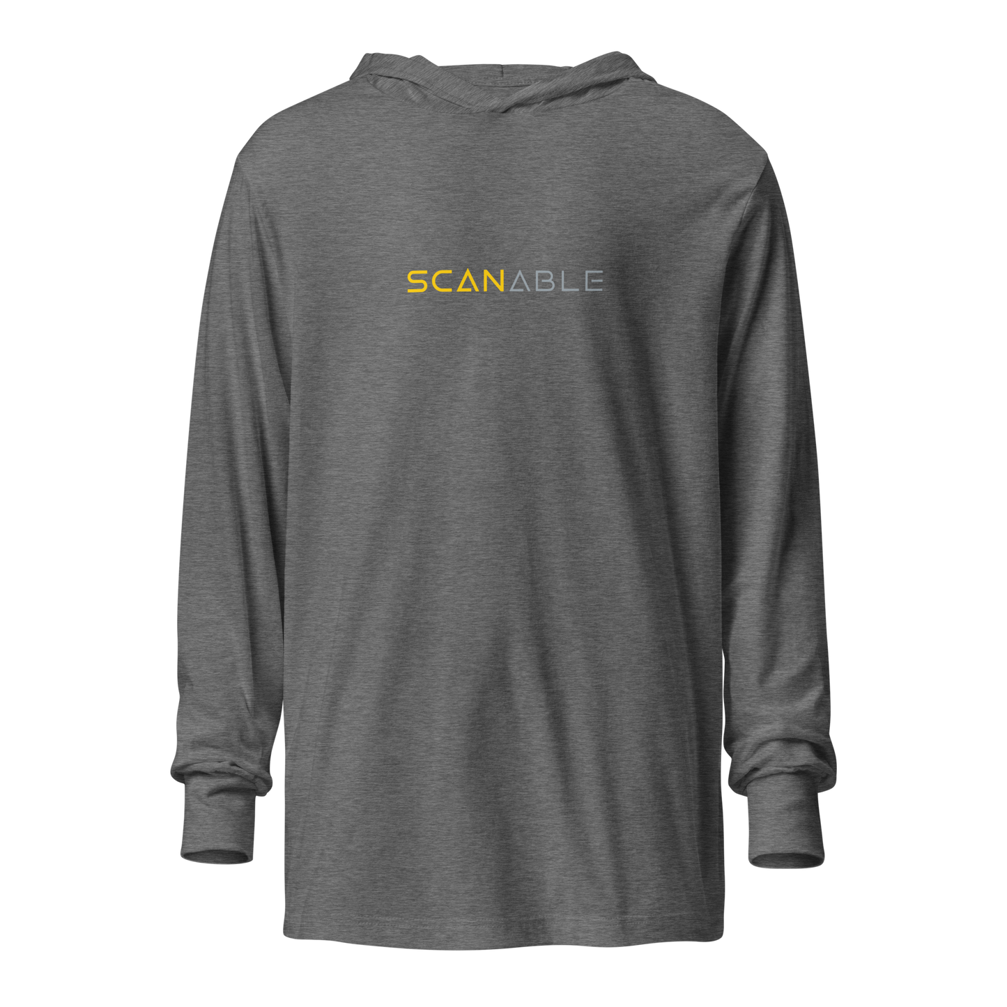 SCANable Hooded long-sleeve tee