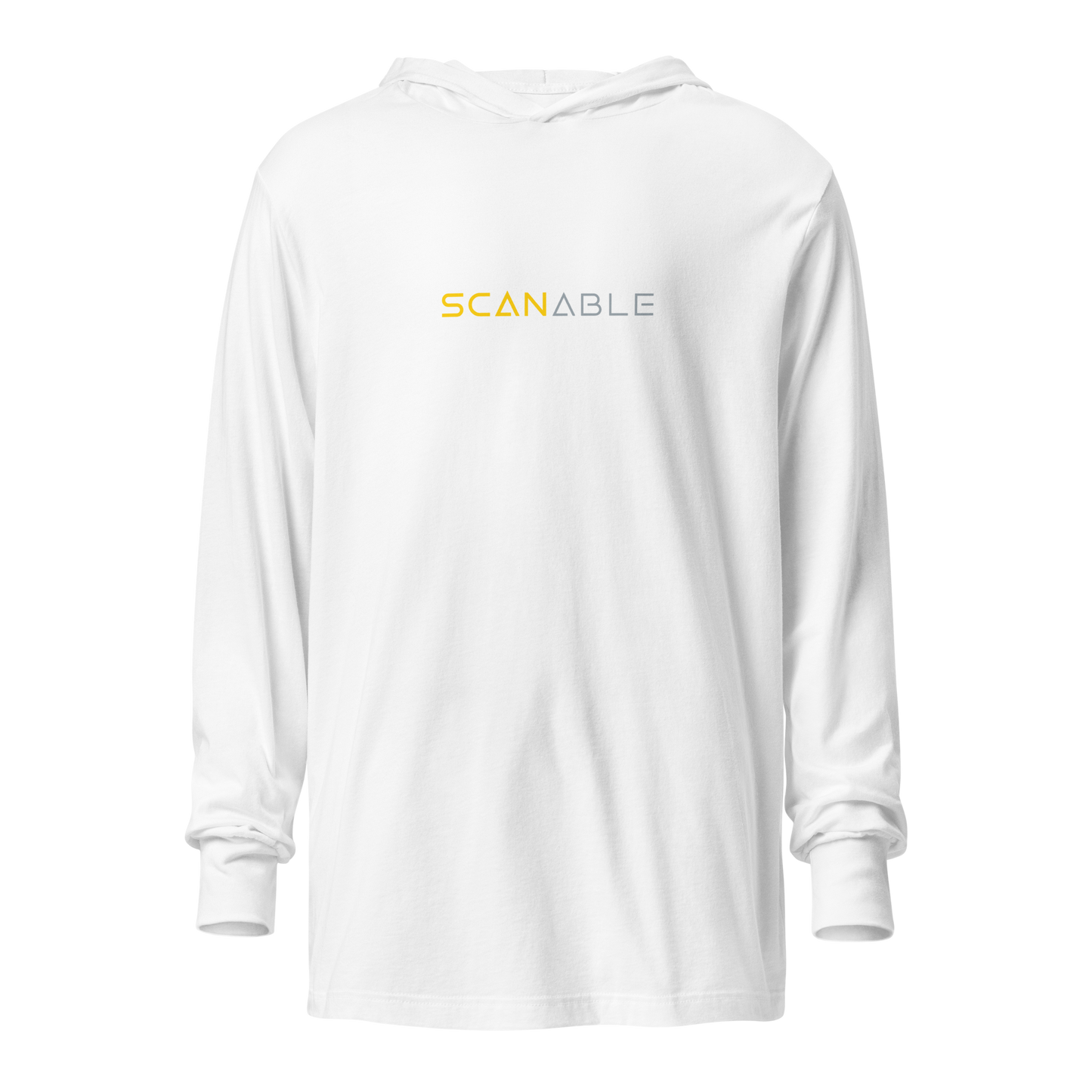 SCANable Hooded long-sleeve tee